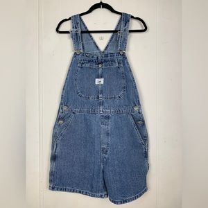 Vintage Lee Riveted Denim Short Overalls